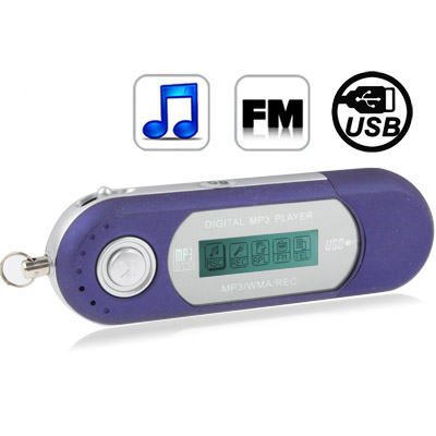 4GB MP3 Player with LCD Screen, Speaker (Magenta)